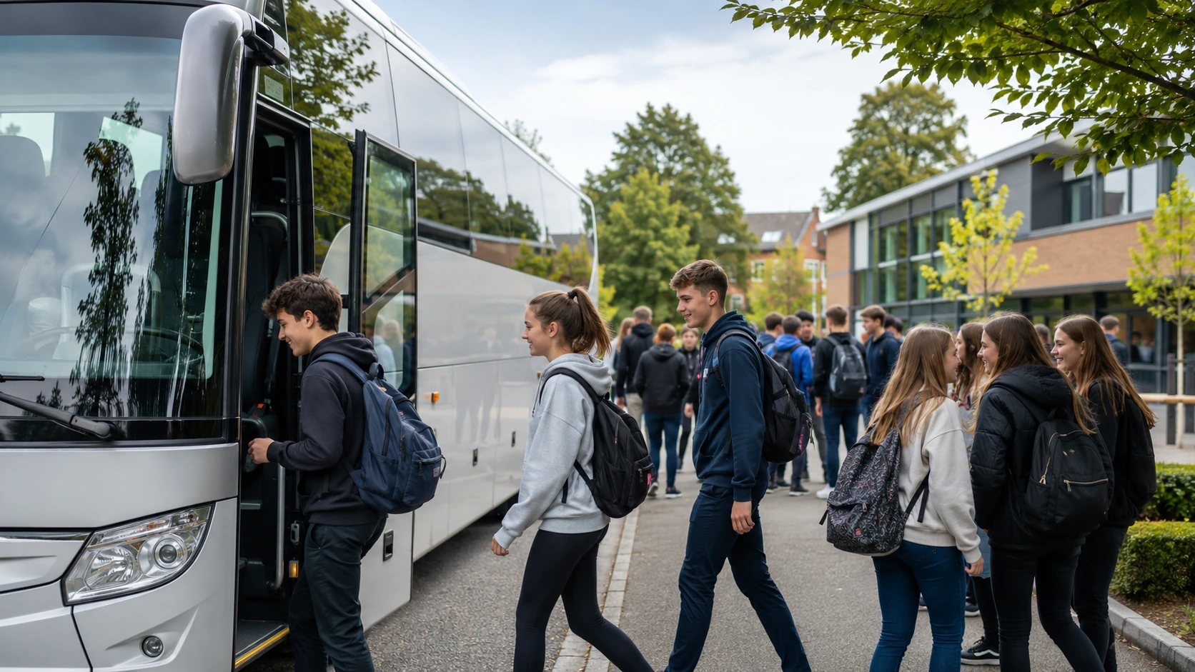 School trip and college tour transport
